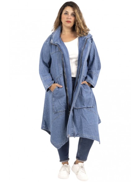 copy of Abrigo tallas grandes gris
