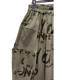 Pantalón letras talla súper... 2