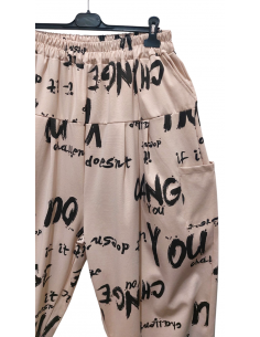 Pantalón letras talla súper... 2