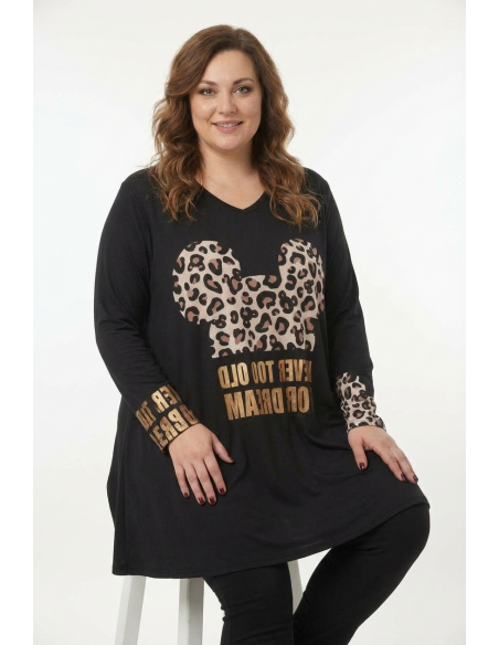 Camiseta trapecio Leo
