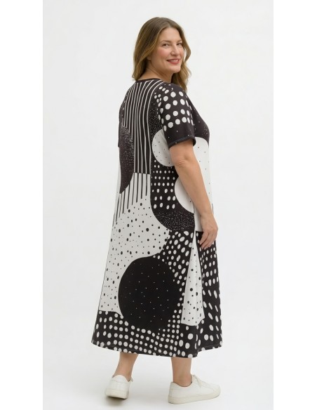 copy of Vestido Largo Estampado de Hojas Boho Chic - Especial Tallas Grandes