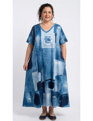 copy of Vestido Largo Estampado de...