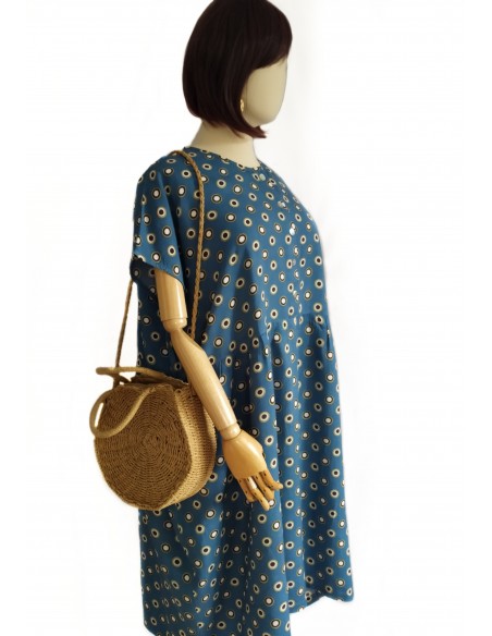 Vestido oversized Bleu