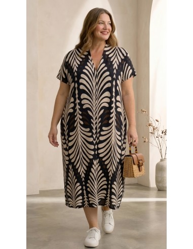 Vestido Midi Tallas Grandes Estampado...