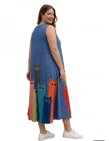 copy of Vestido Largo Estampado de...