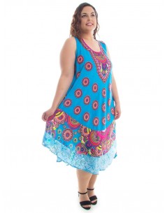 copy of Vestido mandala azul