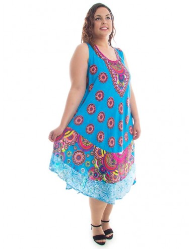 copy of Vestido mandala azul