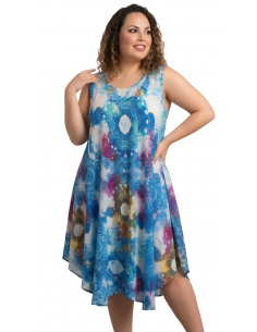 copy of Vestido mandala azul