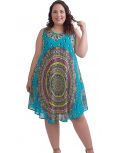 copy of Vestido mandala azul