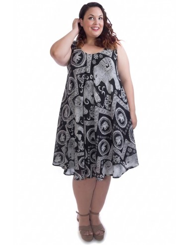 copy of Vestido mandala fondo negro