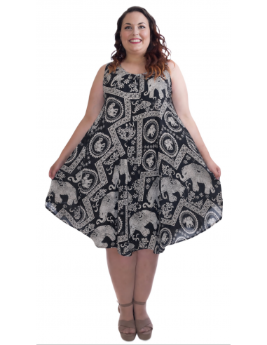 copy of Vestido mandala fondo negro