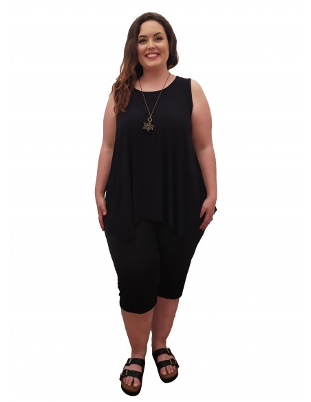 Pantalón Basic corto negro