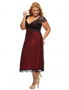 Vestido encaje ceremonia 2