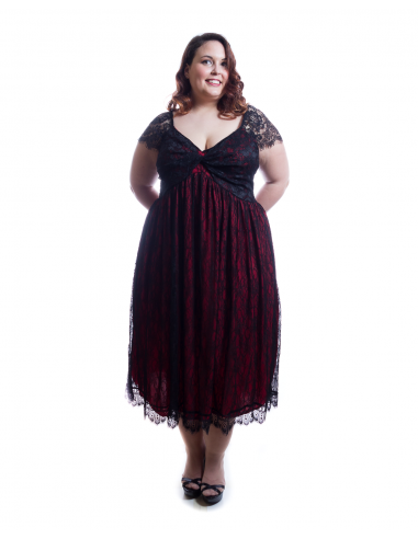 Vestido encaje ceremonia