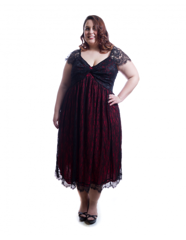 Vestido encaje ceremonia
