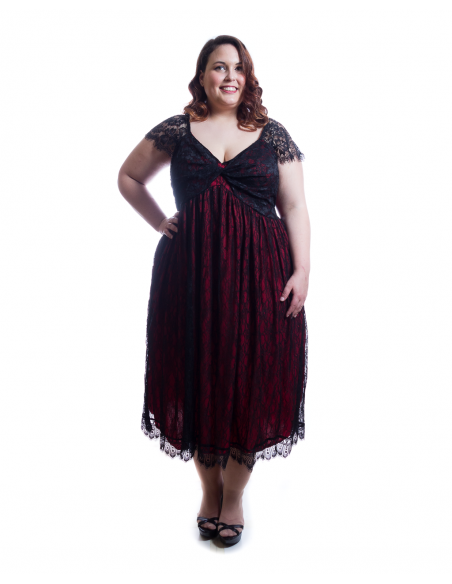 Vestido encaje ceremonia