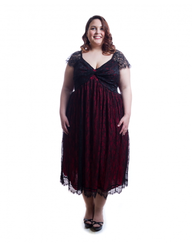Vestido encaje ceremonia