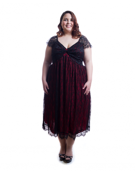 Vestido encaje ceremonia
