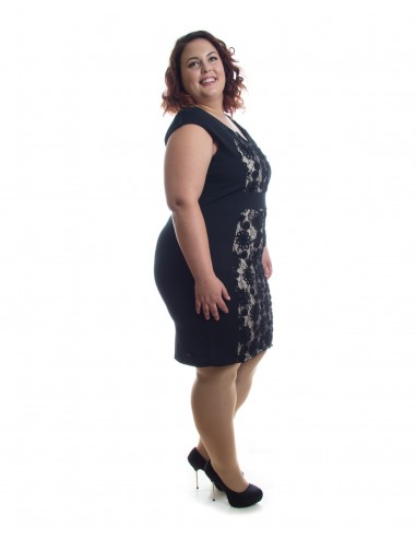 Vestido negro tul