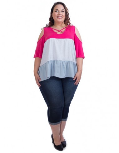 Camiseta multicolor
