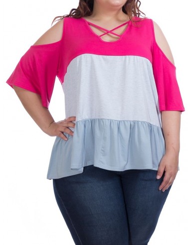Camiseta multicolor