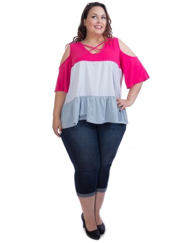Camiseta multicolor