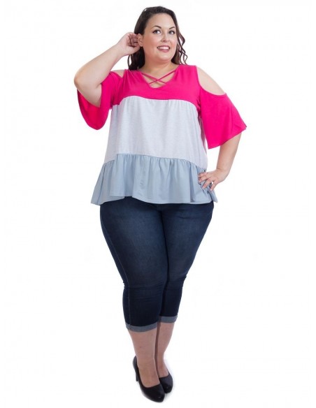 Camiseta multicolor