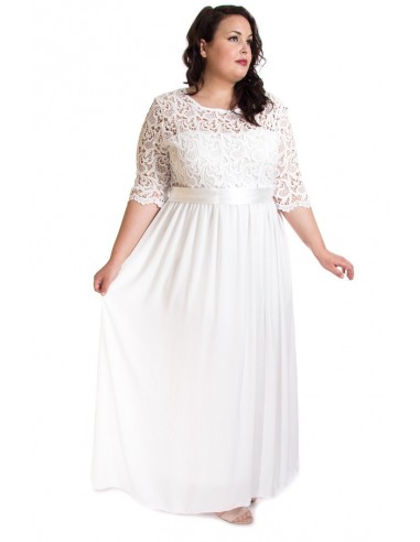 Vestido ceremonia blanco