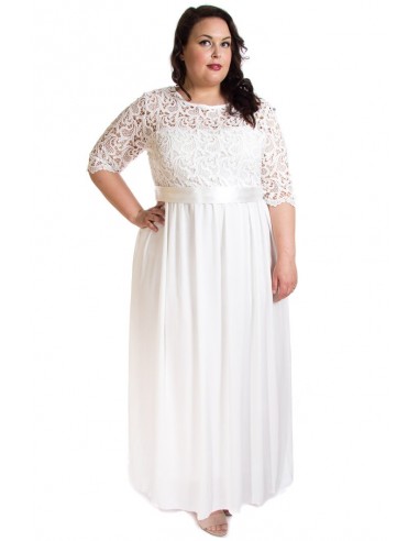 Vestido ceremonia blanco
