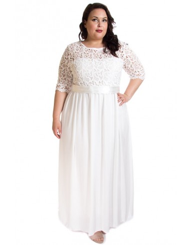 Vestido ceremonia blanco