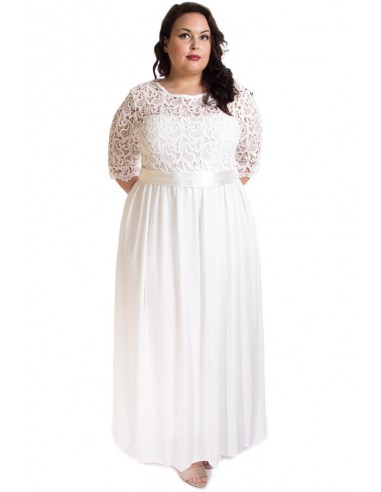 Vestido ceremonia blanco