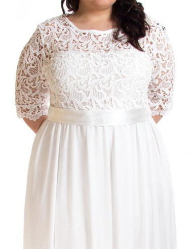 Vestido ceremonia blanco