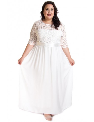 Vestido ceremonia blanco