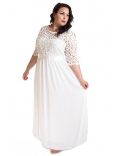 Vestido ceremonia blanco
