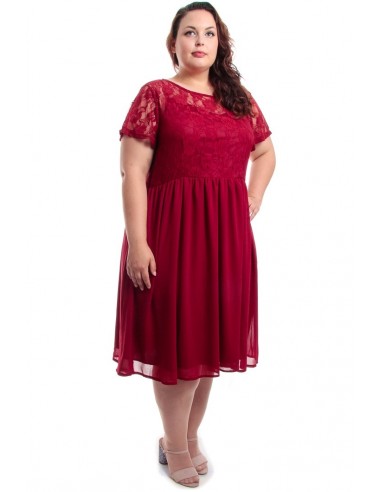 Vestido fiesta cereza
