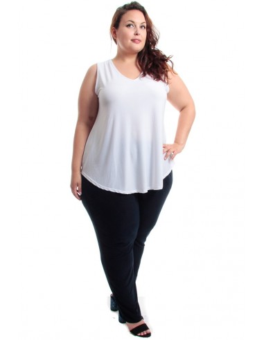 Camiseta pico blanca