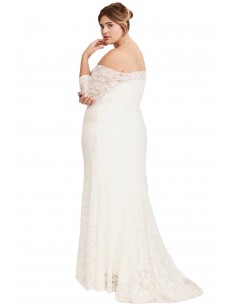 Vestido novia encaje 2