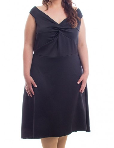 Vestido negro nudo