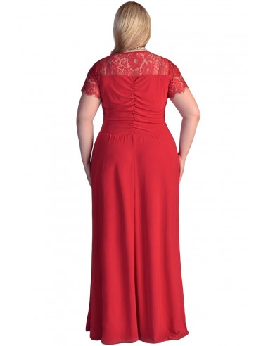 Vestido ceremonia rojo