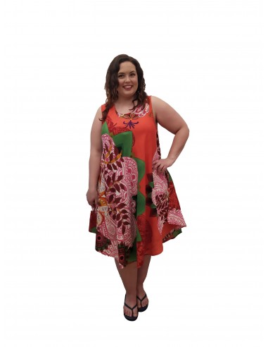 Vestido tirante multicolor